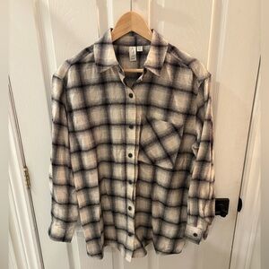 Super Soft Plaid Joie Button-Up Shirt